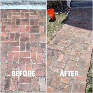 Tuckpointing repair for a brick walkway in St. Louis – enhancing structural integrity.